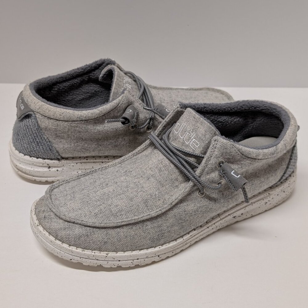 Hey Dude Cindy Slip-On Shoes in Light Grey